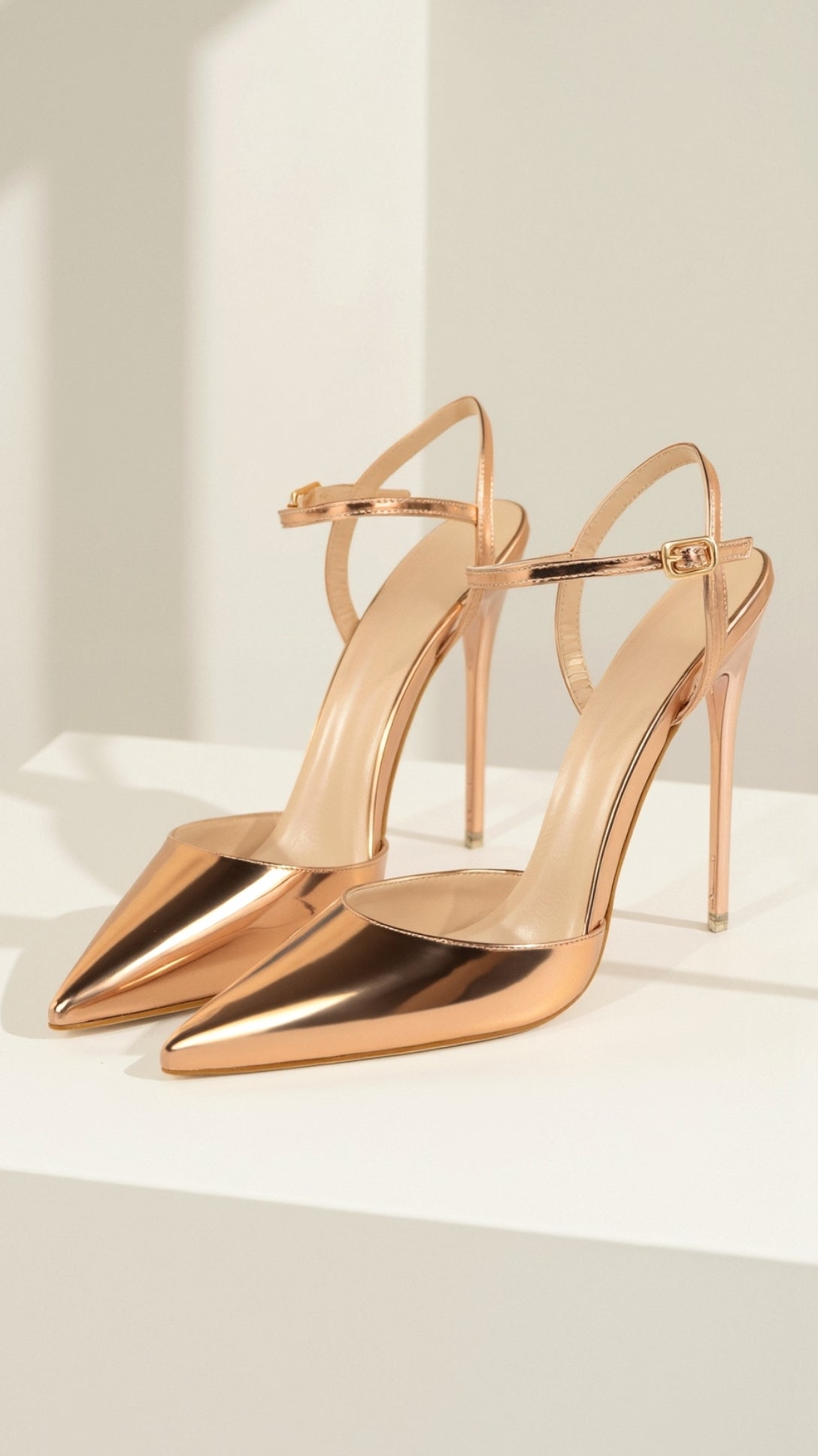 Damen elegante Pumps mit schlankem Absatz