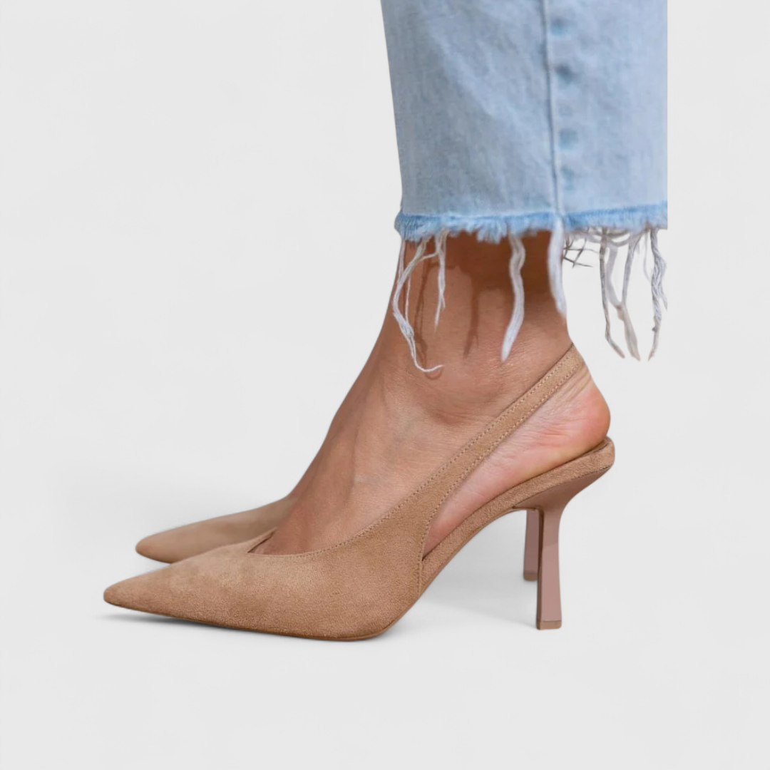 Women's Orthopedic Pumps with Elegant Silhouette and Stable Construction