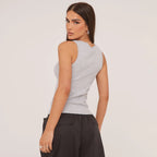 Damski Letni Tanktop o Minimalistycznej Linii