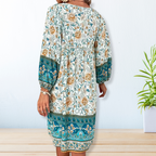 Damen Boho-Kleid mit Vintage-Charakter
