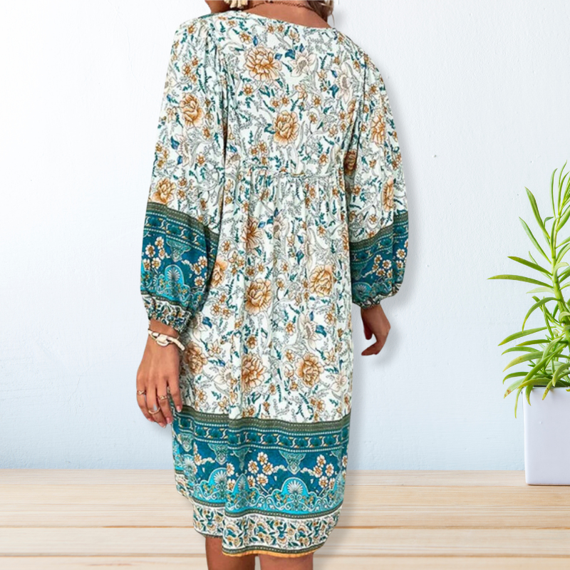 Damen Boho-Kleid mit Vintage-Charakter
