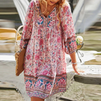 Damen Boho-Kleid mit Vintage-Charakter