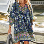 Damen Boho-Kleid mit Vintage-Charakter
