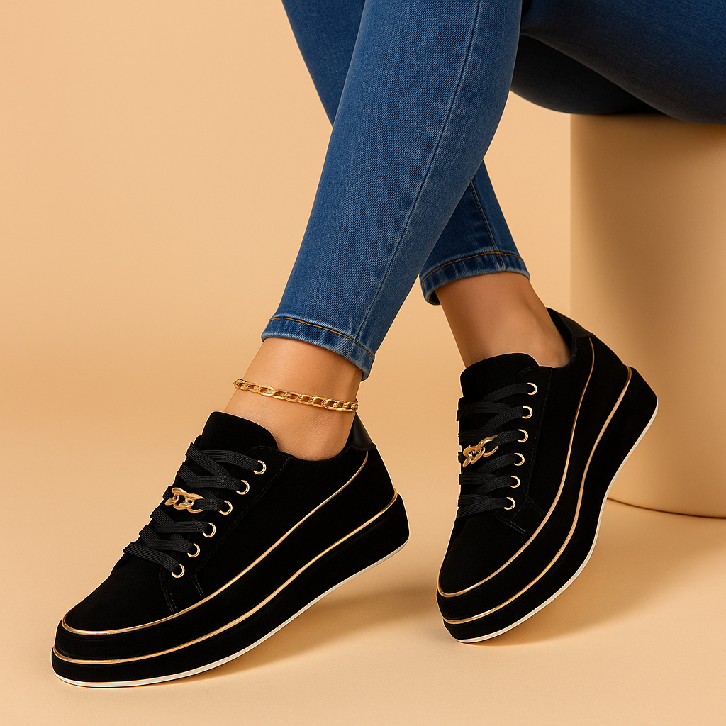 Damskie Sneakersy o Klasycznym Kroju