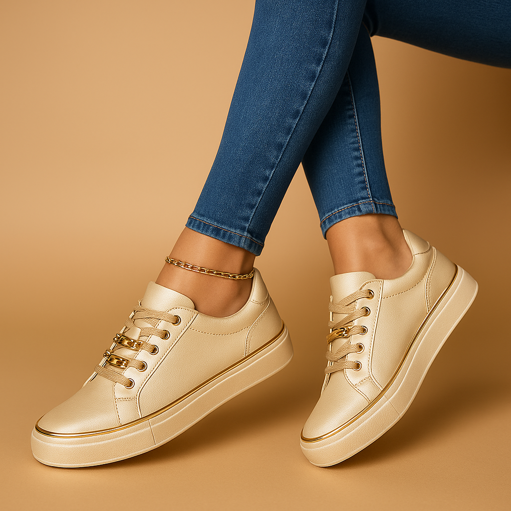 Damskie Sneakersy o Klasycznym Kroju