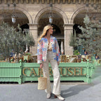 Women's Summer Blazer with Pattern