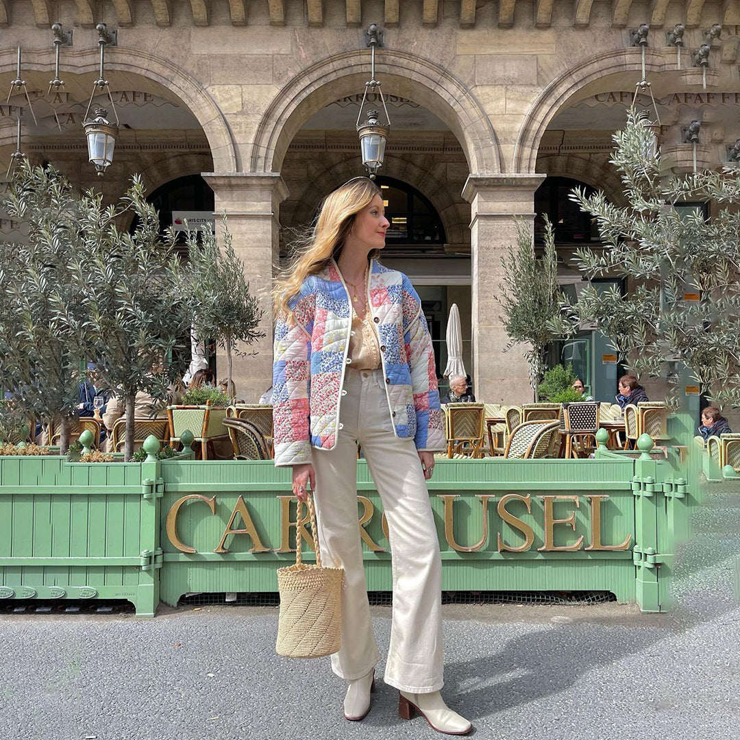 Women's Summer Blazer with Pattern