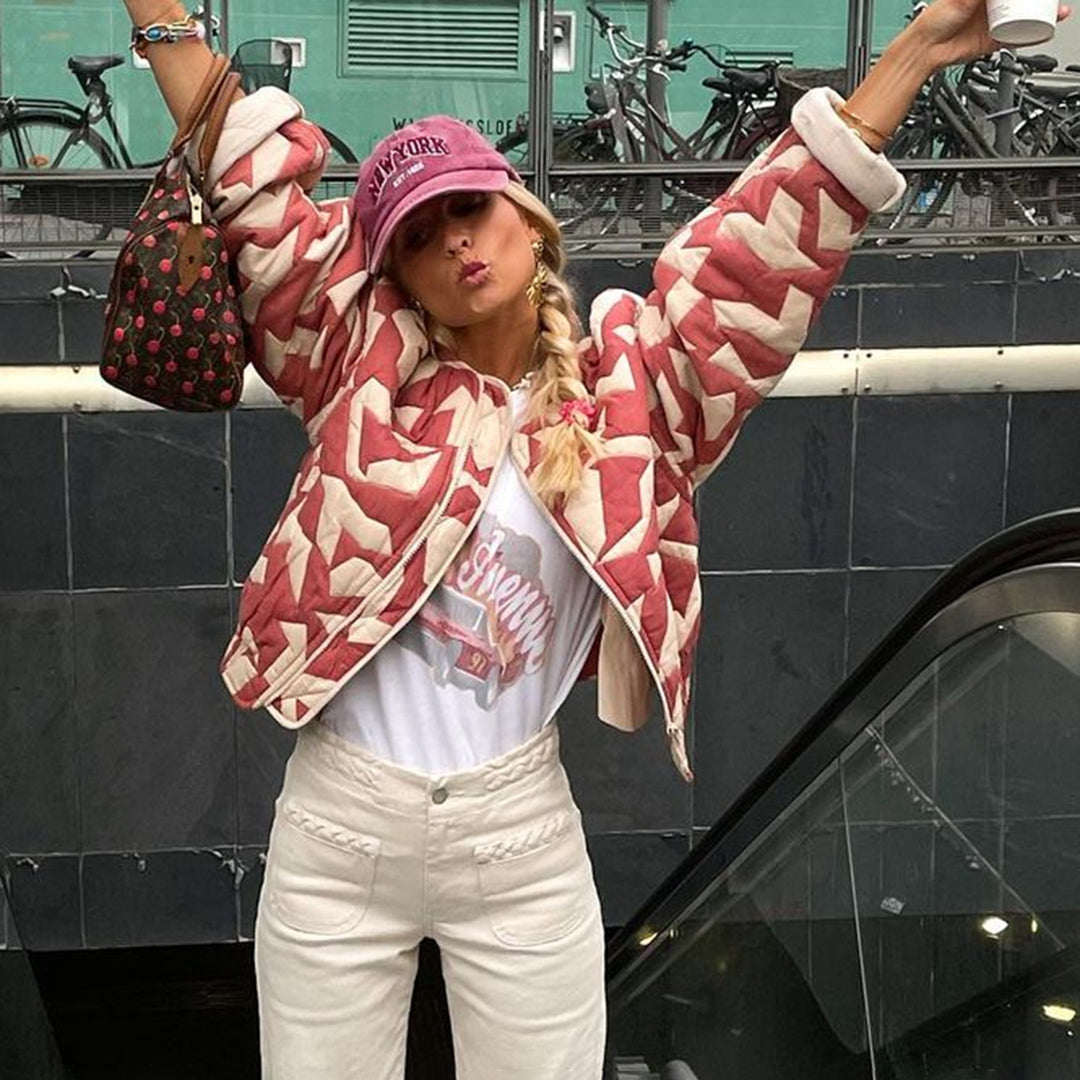 Women's Summer Blazer with Pattern