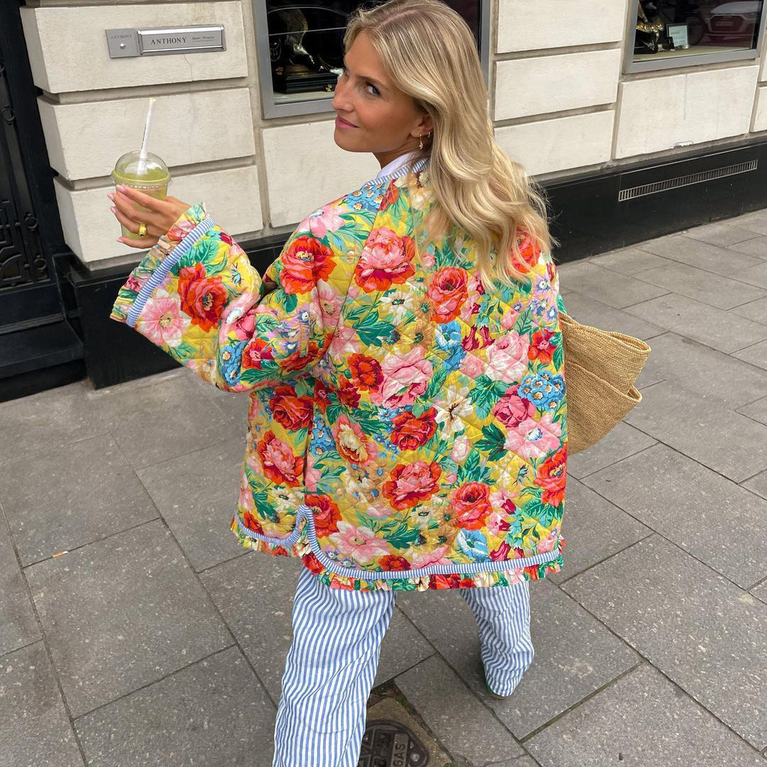 Women's Summer Blazer with Pattern