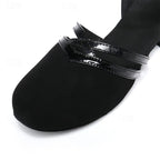 Damskie Eleganckie Buty Taneczne z Miękką Wkładką i Elastyczną Konstrukcją