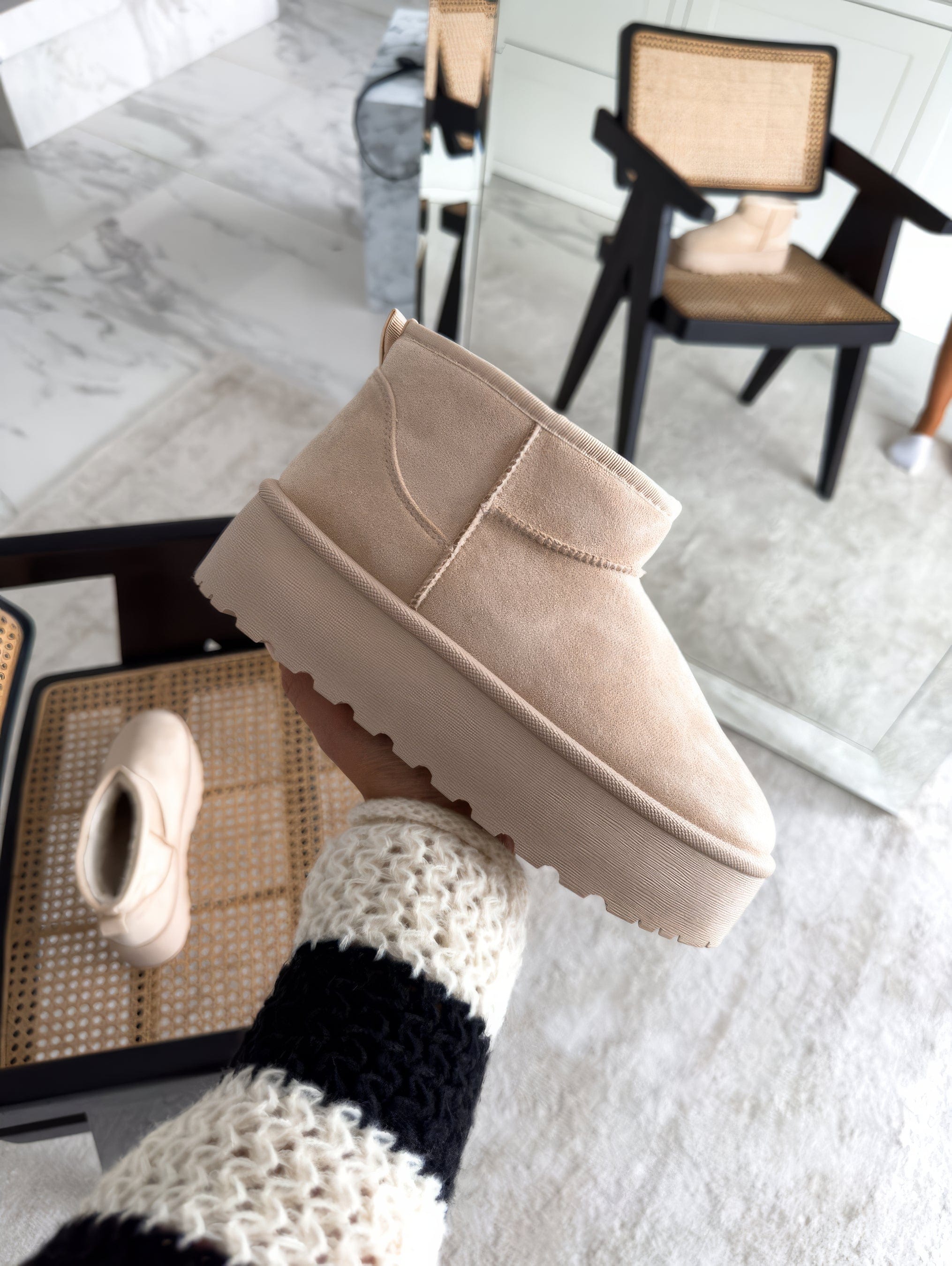 Damskie Ciepłe Comfy Boots z Miękką Wyściółką
