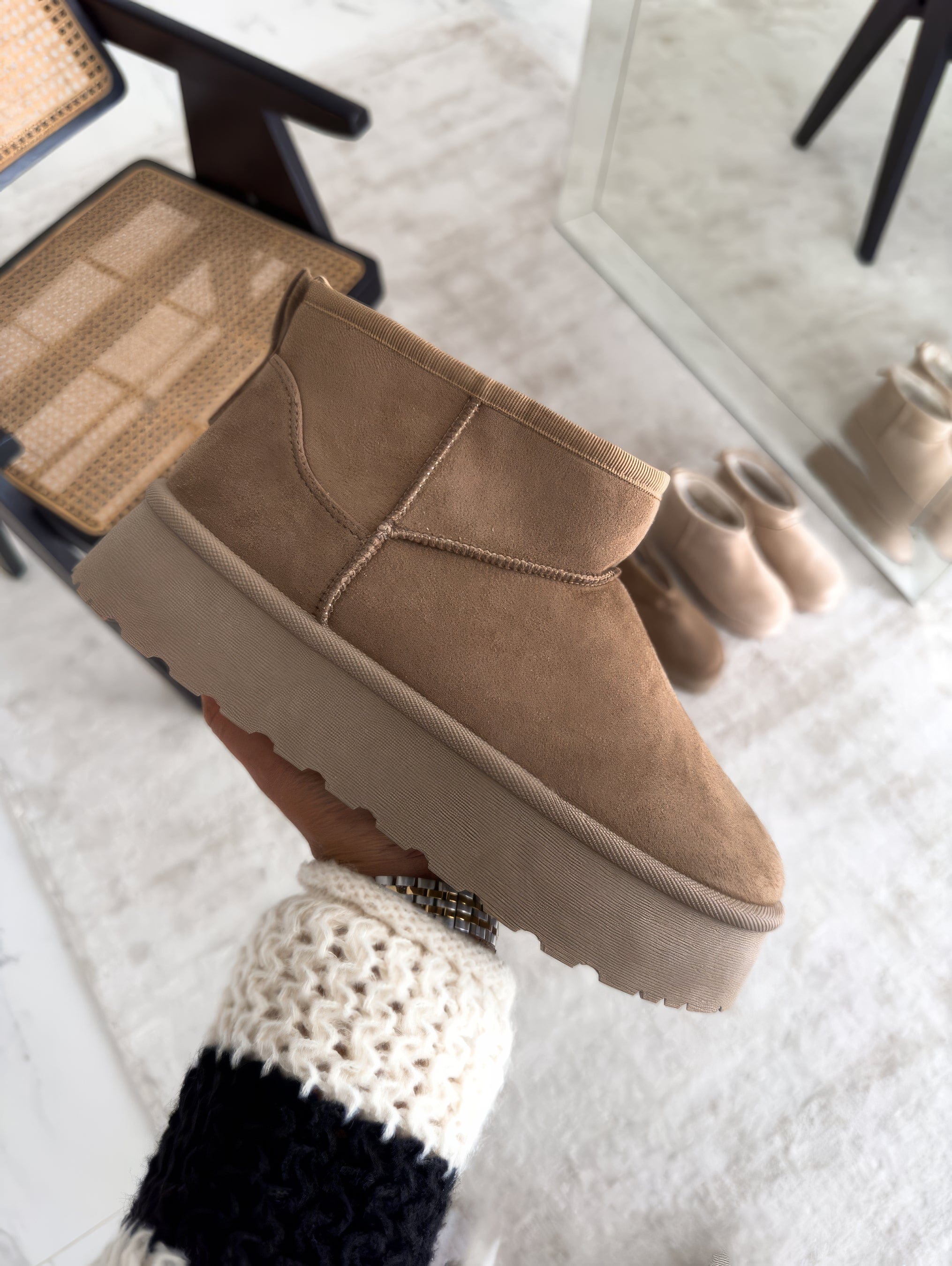 Damskie Ciepłe Comfy Boots z Miękką Wyściółką