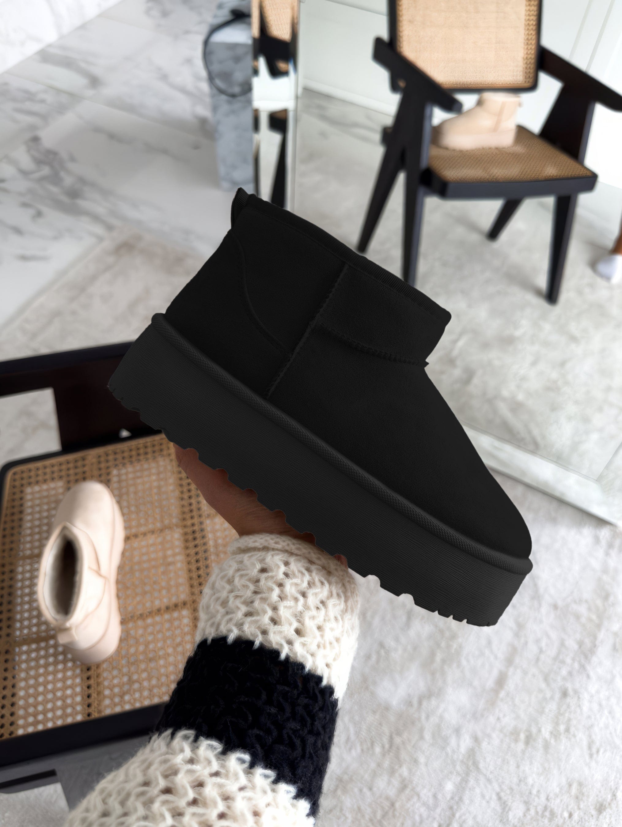 Damskie Ciepłe Comfy Boots z Miękką Wyściółką