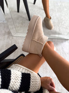 Damskie Ciepłe Comfy Boots z Miękką Wyściółką